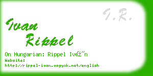 ivan rippel business card